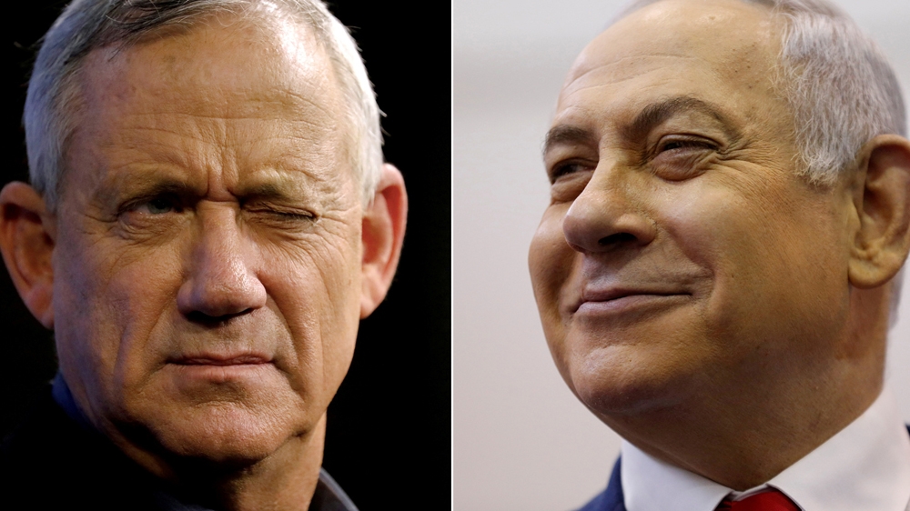 Benny Gantz Benjamin Netanyahu