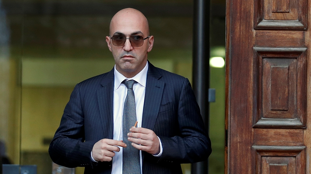 Maltese businessman Yorgen Fenech, who was arrested in connection with an investigation into the murder of journalist Daphne Caruana Galizia, [Yara Nardi/Reuters]