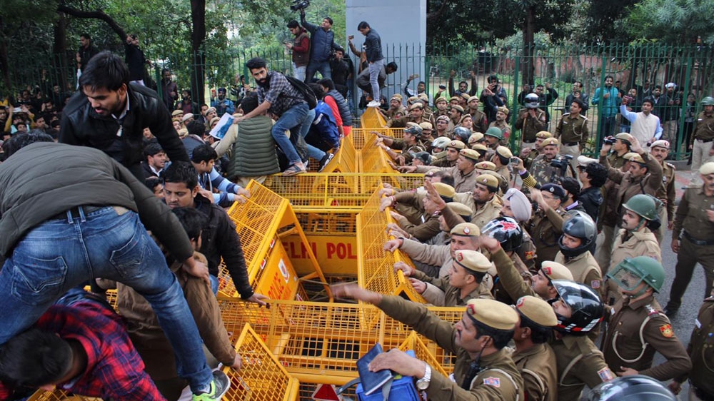 Reject anti-muslim bill [Bilal Kuchay/Al Jazeera]