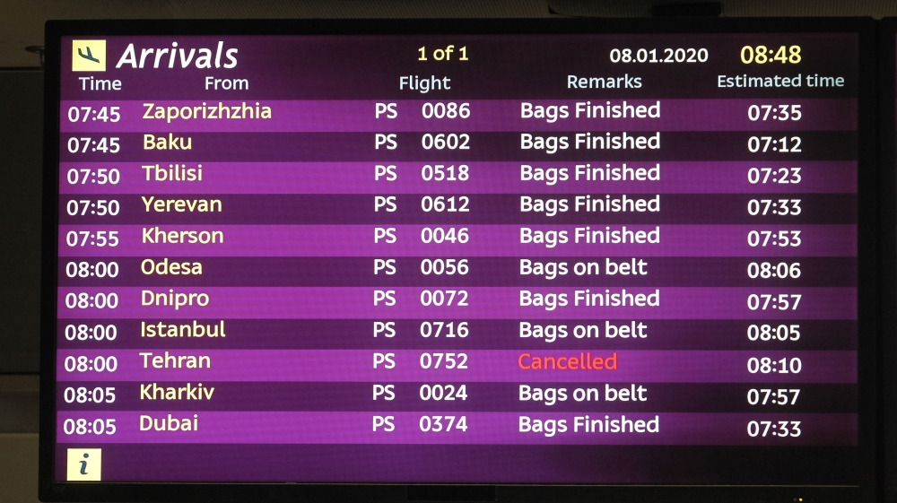 Ukrainian Boeing 737 crashed in Iran