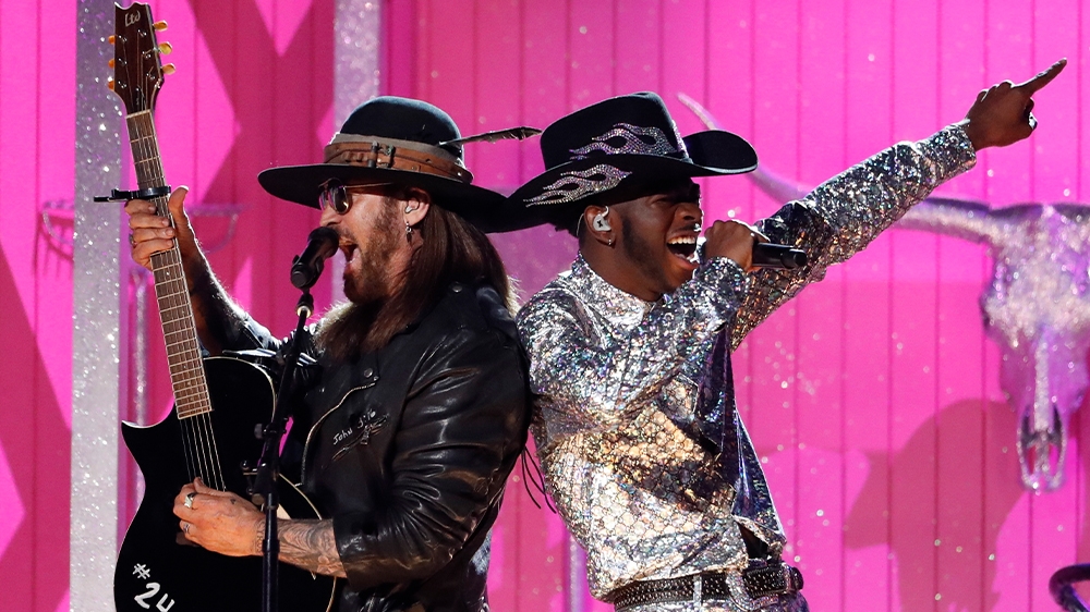 Billy Ray Cyrus and Lil Nas X performed at the Grammy Awards in Los Angelese