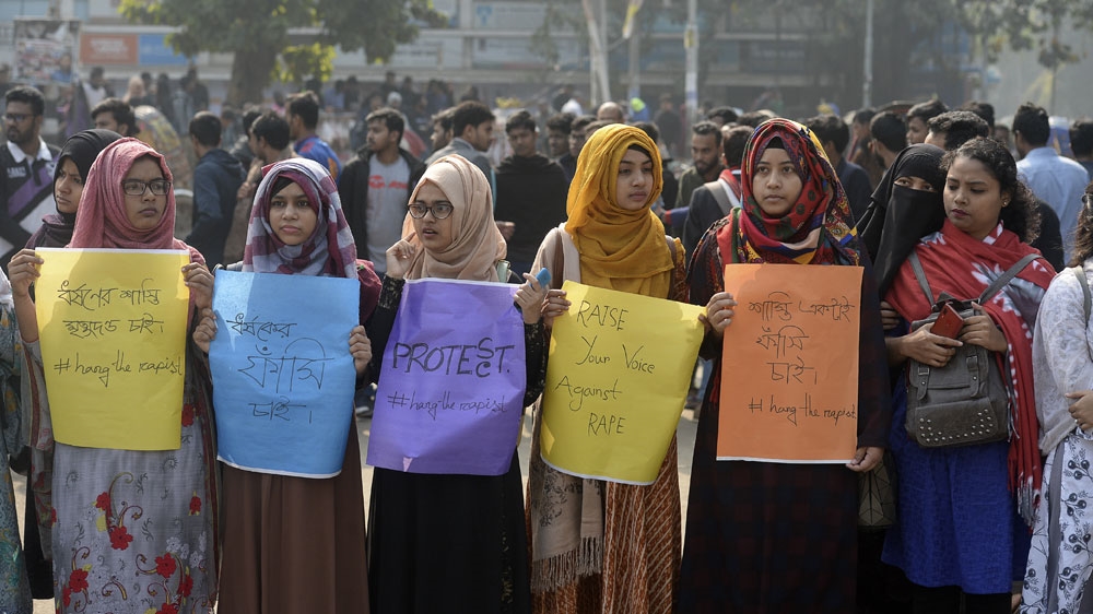 Bangladesh rape protest