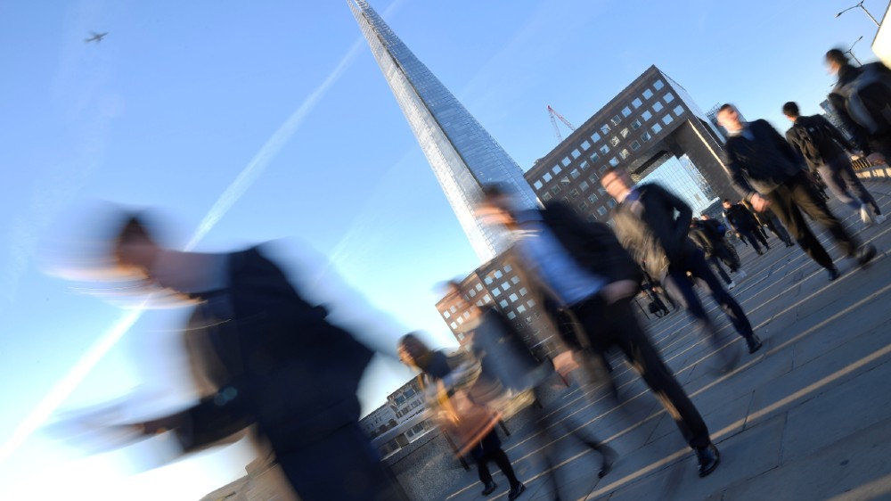 Shard and workers - reuters