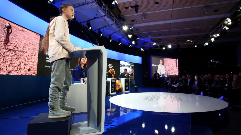 Swedish climate change activist Greta Thunberg 