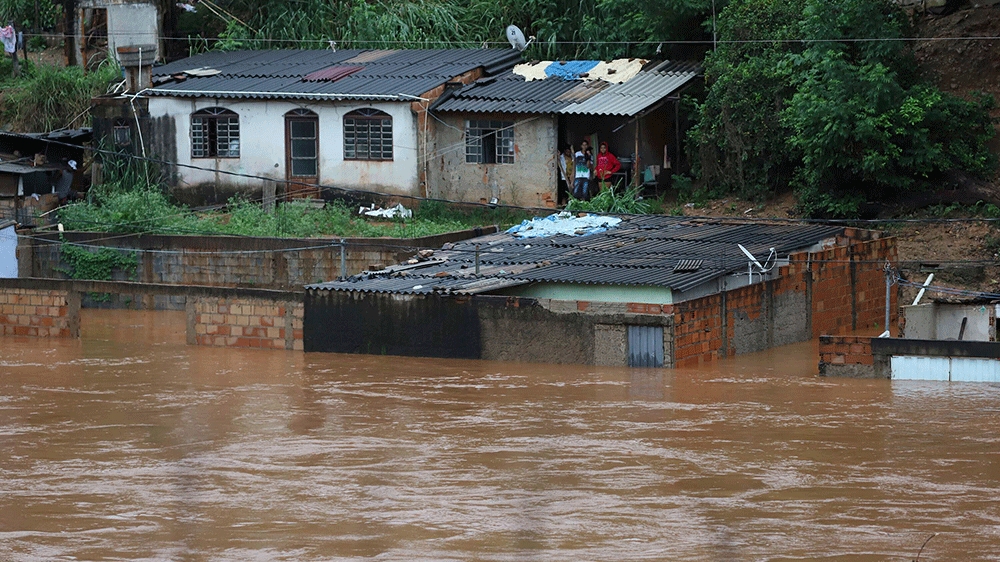 Torrential rains leave dozens dead in Brazil