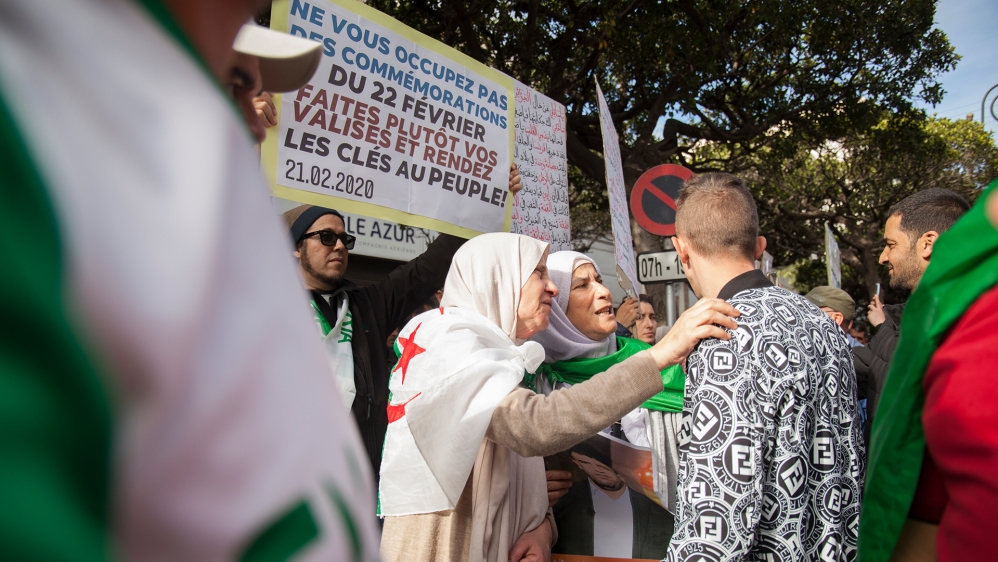 Tadjdit and Algerian protesters