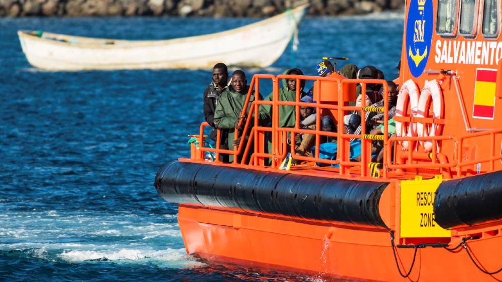 Gran Canaria migrant rescue - Reuters