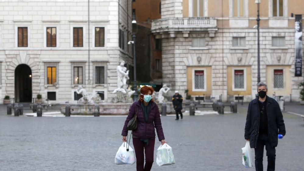 Precautions against coronavirus in Italy