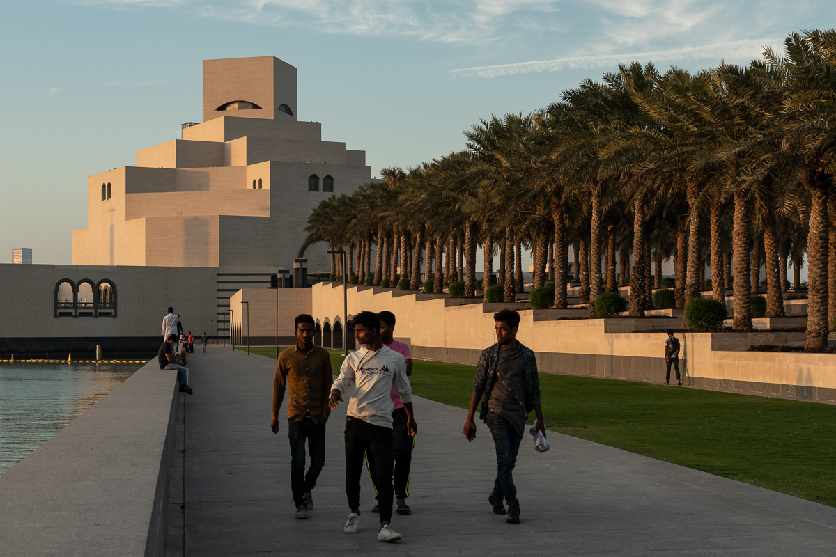 Qatar Corona [Sorin Furcoi/Al Jazeera]