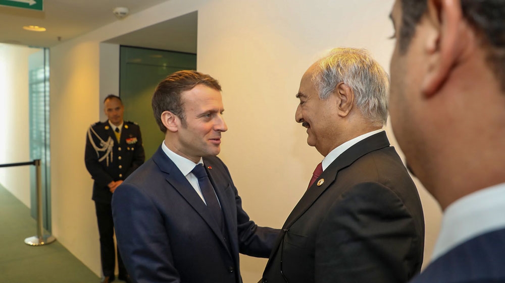Haftar and Macron