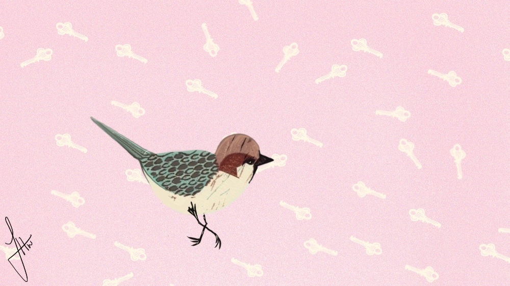 My mother the sparrow - illustrations