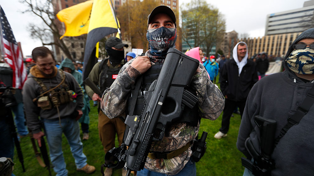 Michigan coronavirus protests