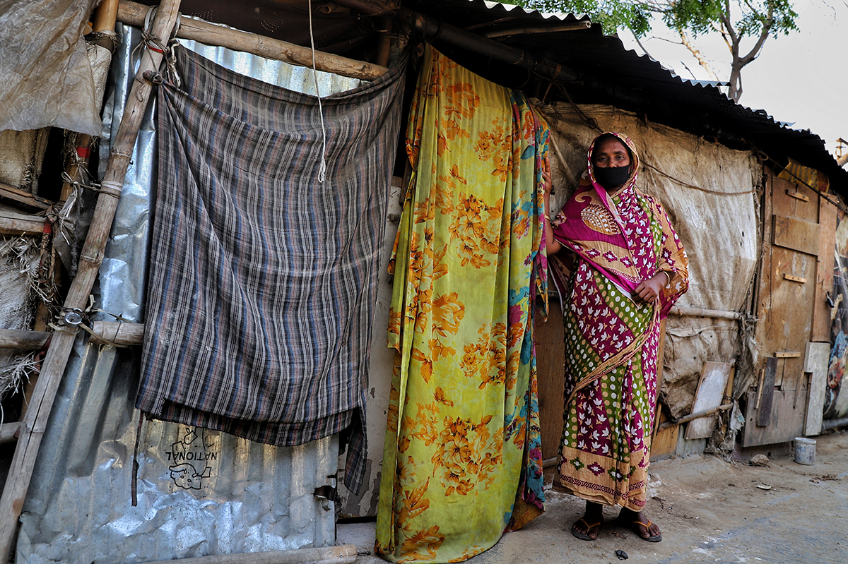 A lone warrior Anima Mondal, 46, who came to Delhi from Kolkata in 2017. “No tragedy is bigger than losing our loved ones. And, this lockdown is taking a massive toll on me. Now, I am having nightmare