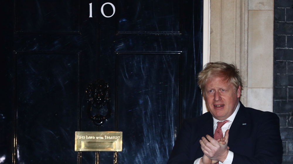 Britain’s Prime Minister Boris Johnson is set to return to work on Monday