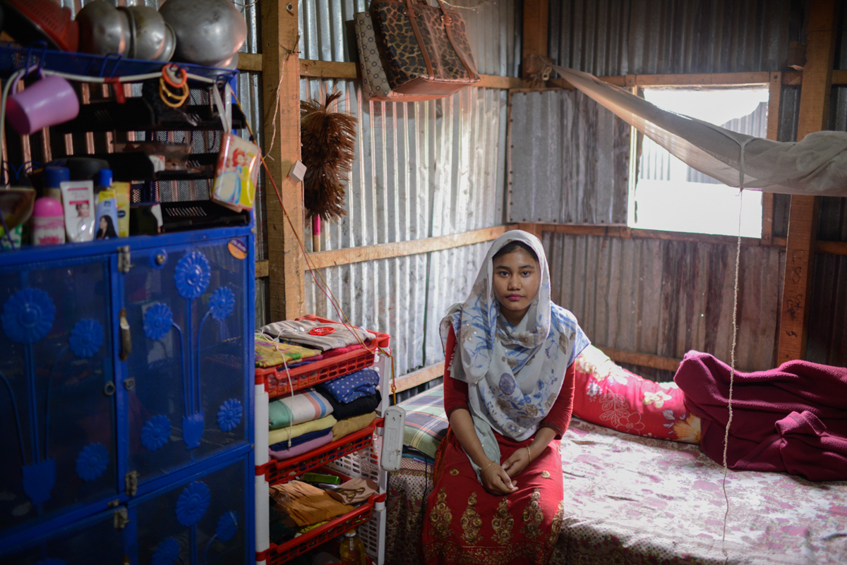 5. Rahima used to work at the Crystal Diagnostics Centre. She was laid off without pay and without notice in March, at the onset of the outbreak. She spends her days worrying about how she will manage