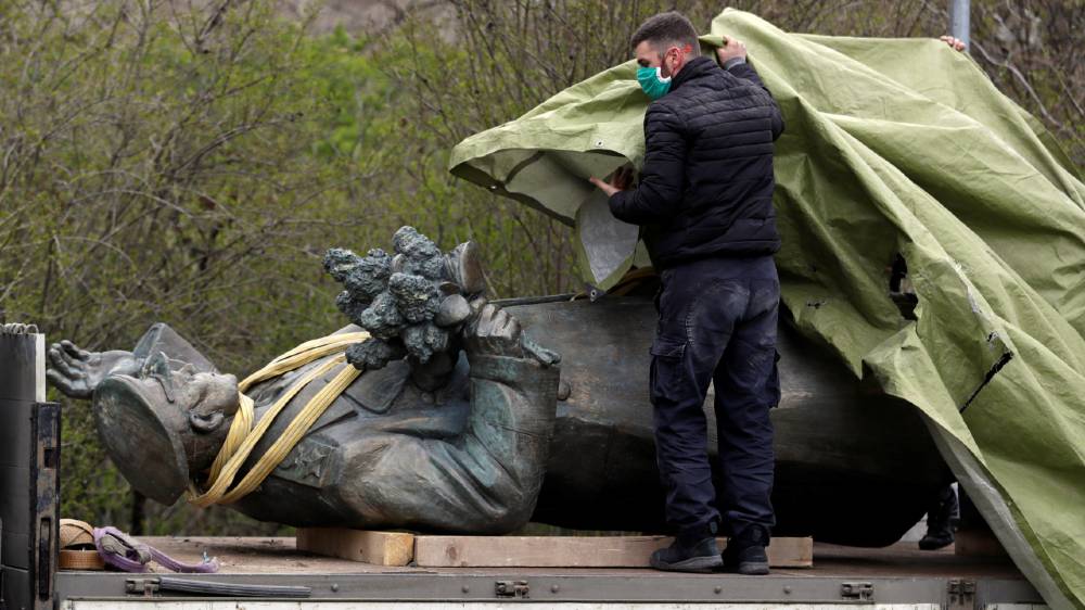 Konev statue - reuters