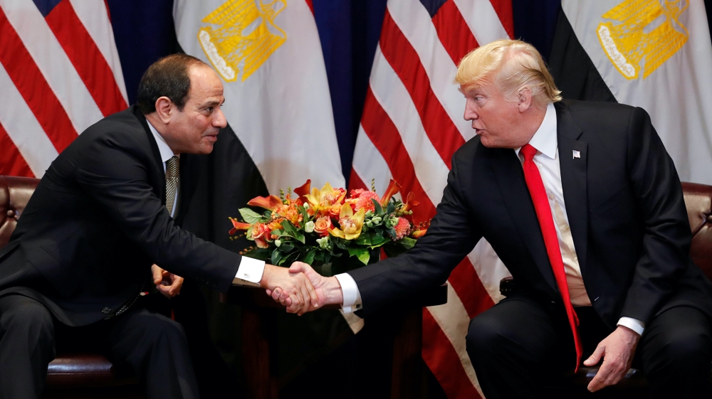 Trump sisi reuters