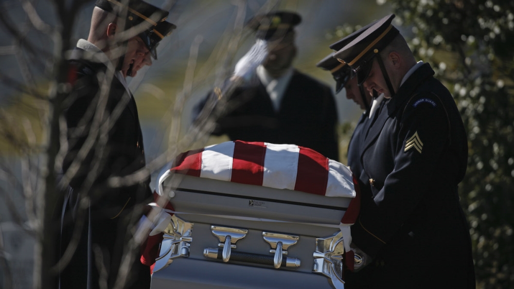 Army funeral 2005