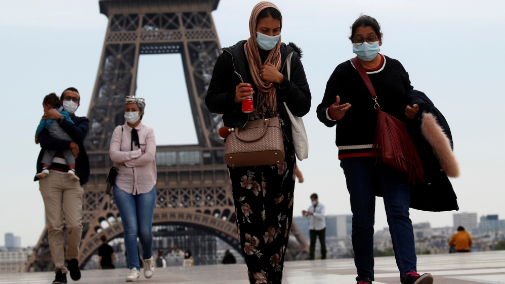 Gradual end to a nationwide lockdown due to the coronavirus disease (COVID-19) in Paris