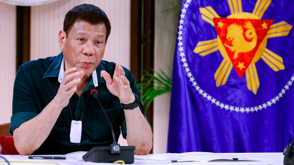 Philippines Virus Outbreak Duterte In this May 4, 2020, photo provided by Malacanang Presidential Photographers Division