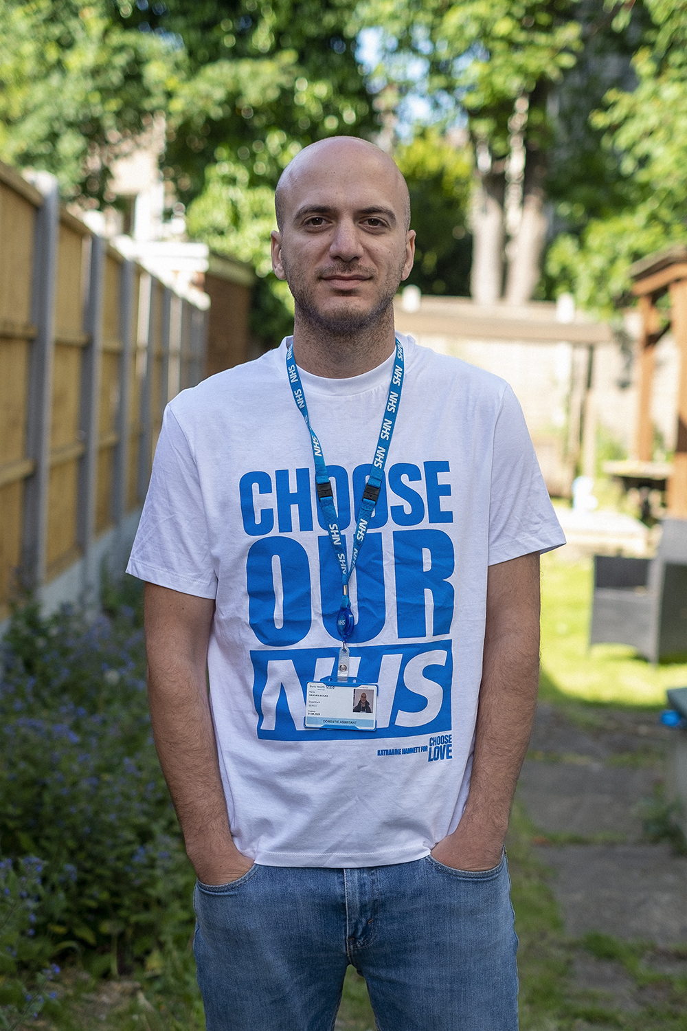 Hassan Akkad, Syrian refugee turned hospital cleaner