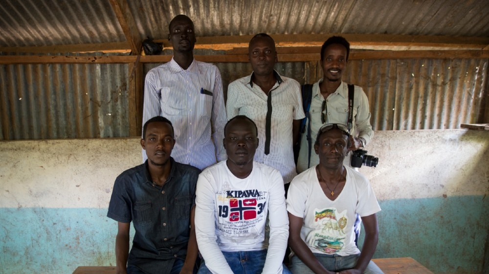 The KANERE team in 2016. The current team is working to inform people about new restrictions and hygiene advice [Credit: Qabaata Boru]