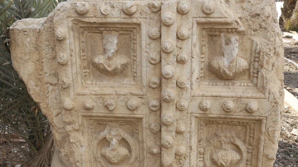 Recaptured archeological site of Palmyra