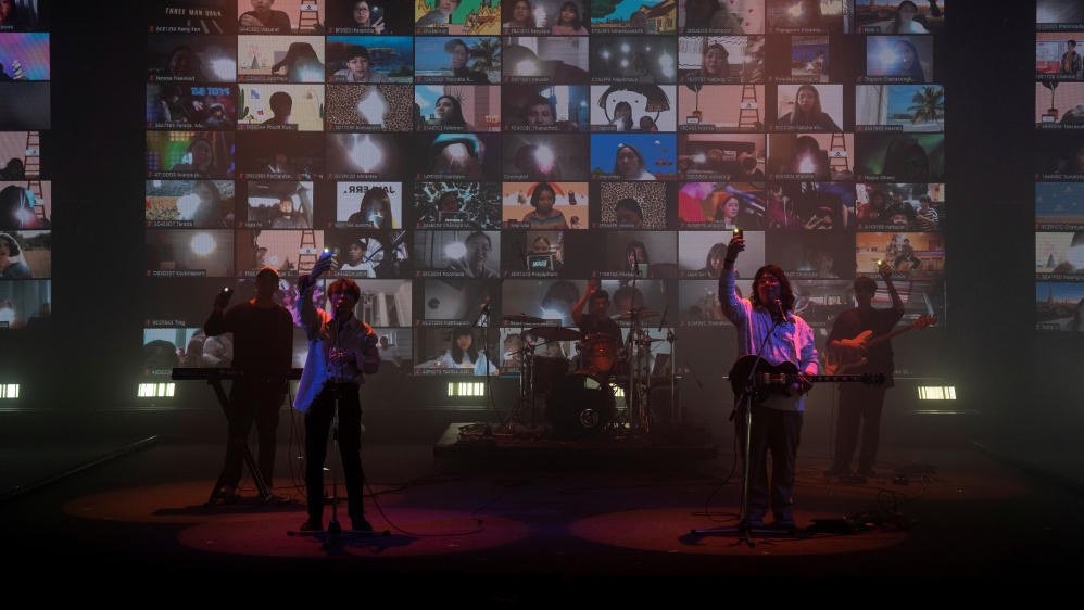 The online music festival during the spread of the coronavirus disease (COVID-19) in Bangkok