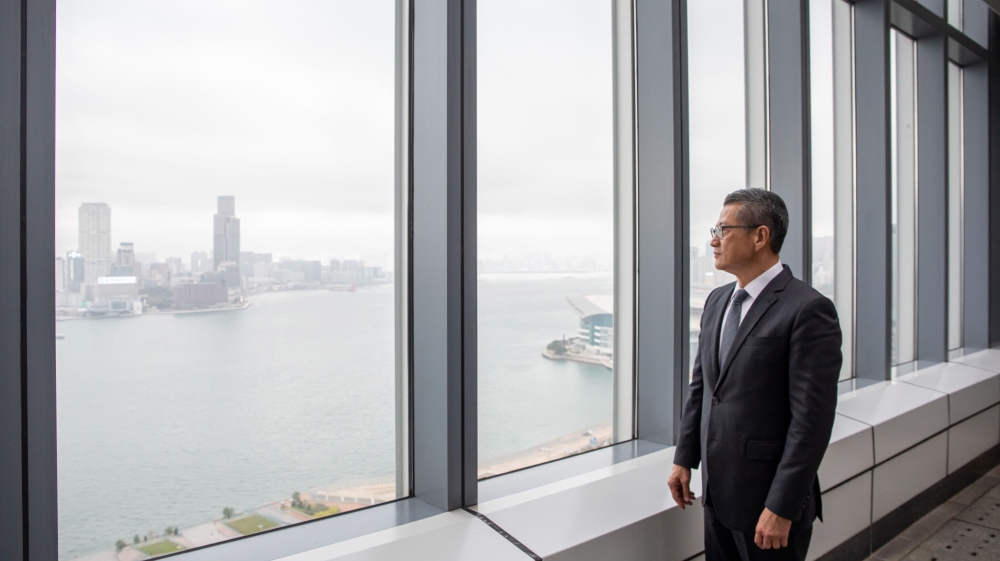 Hong Kong financial secretary Paul Chan