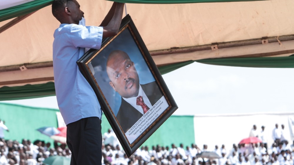 Burundi President Pierre Nkurunziza funeral