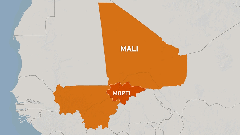 Mopti, Mali - map