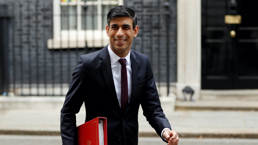 UK Chancellor of the Exchequer Rishi Sunak