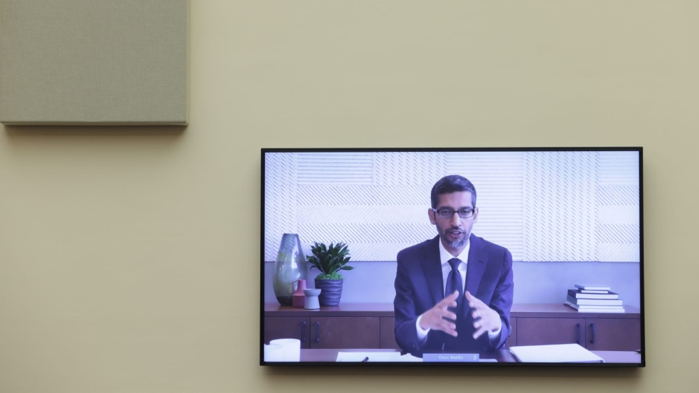 Alphabet CEO Sundar Pichai was pressed on whether Google would help former Vice President Joe Biden, the presumptive Democratic presidential nominee, win in November’s election