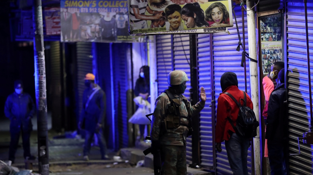 FILE PHOTO: A nationwide coronavirus disease (COVID-19) lockdown, in Johannesburg