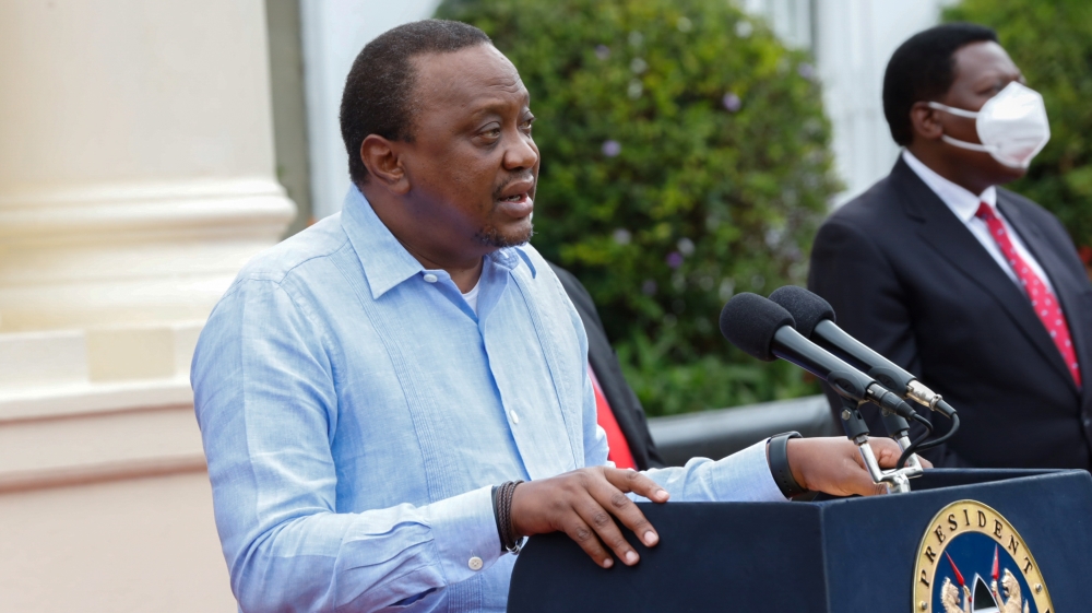 Kenyatta asked police to enforce the curfew rule regardless of who was found breaking it