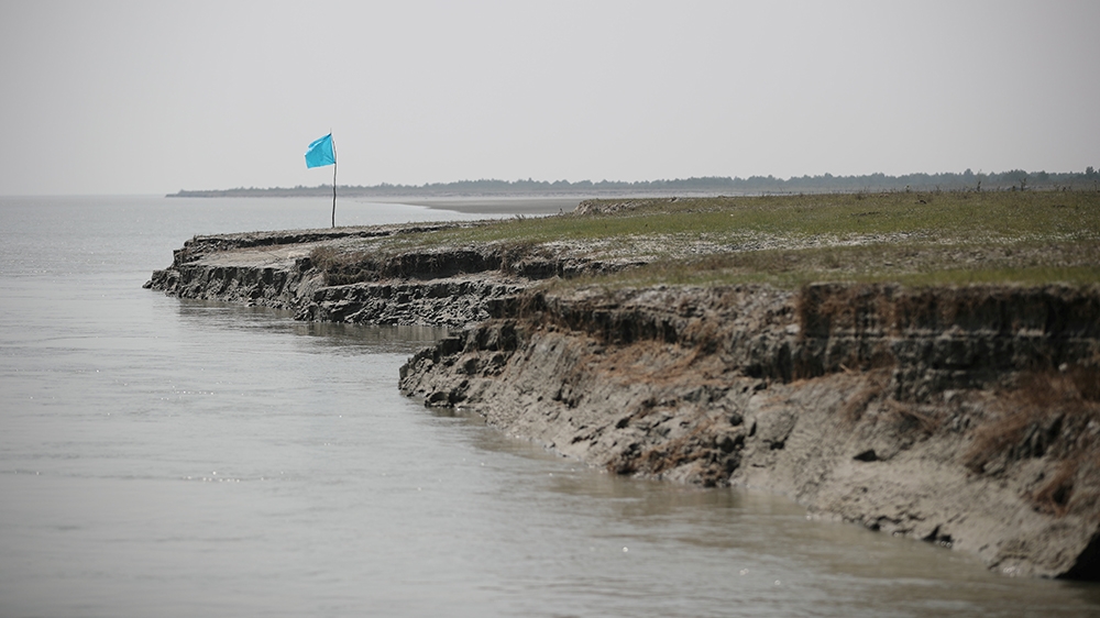 View of the island of Bhasan Char in the Bay of Bengal, Bangladesh February 14, 2018. Picture taken February 14, 2018. REUTERS/Stringer
