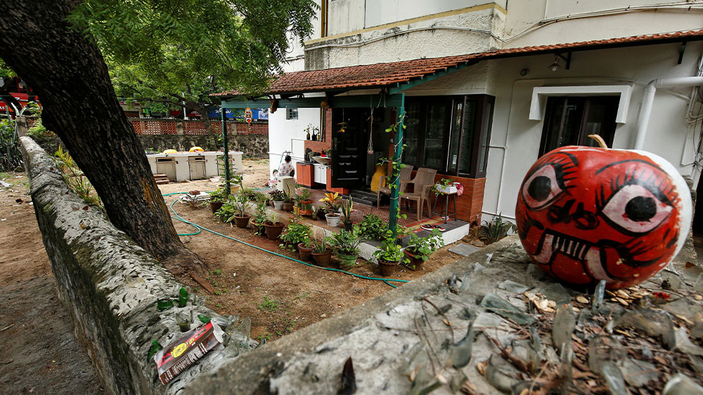 Kamala Harris mother childhood apartment in India