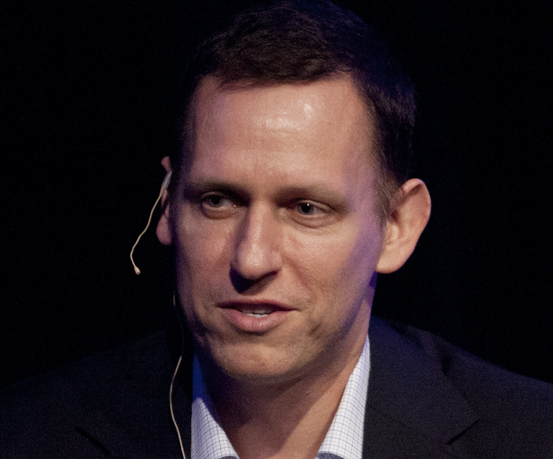 Peter Thiel, who owns a significant stake in Palantir Technologies.