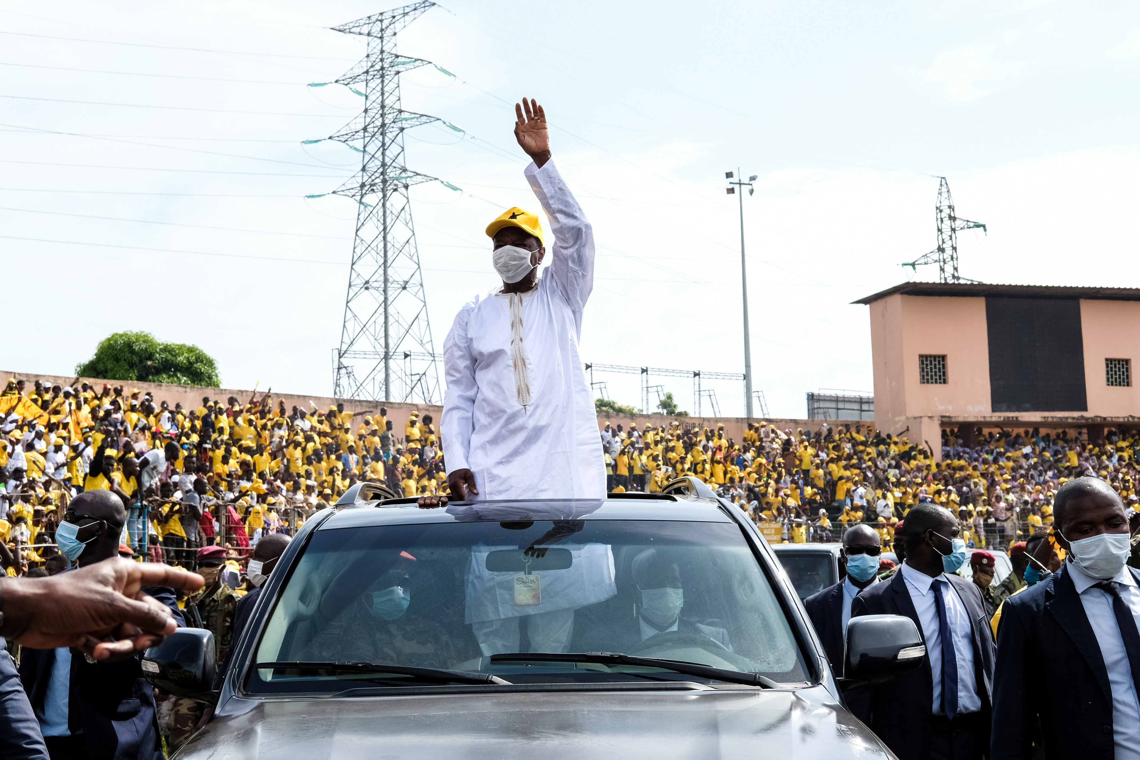 Incumbent Alpha Conde, 82, is seeking a controversial third presidential term, a move that has triggered months of deadly unrest in Guinea
