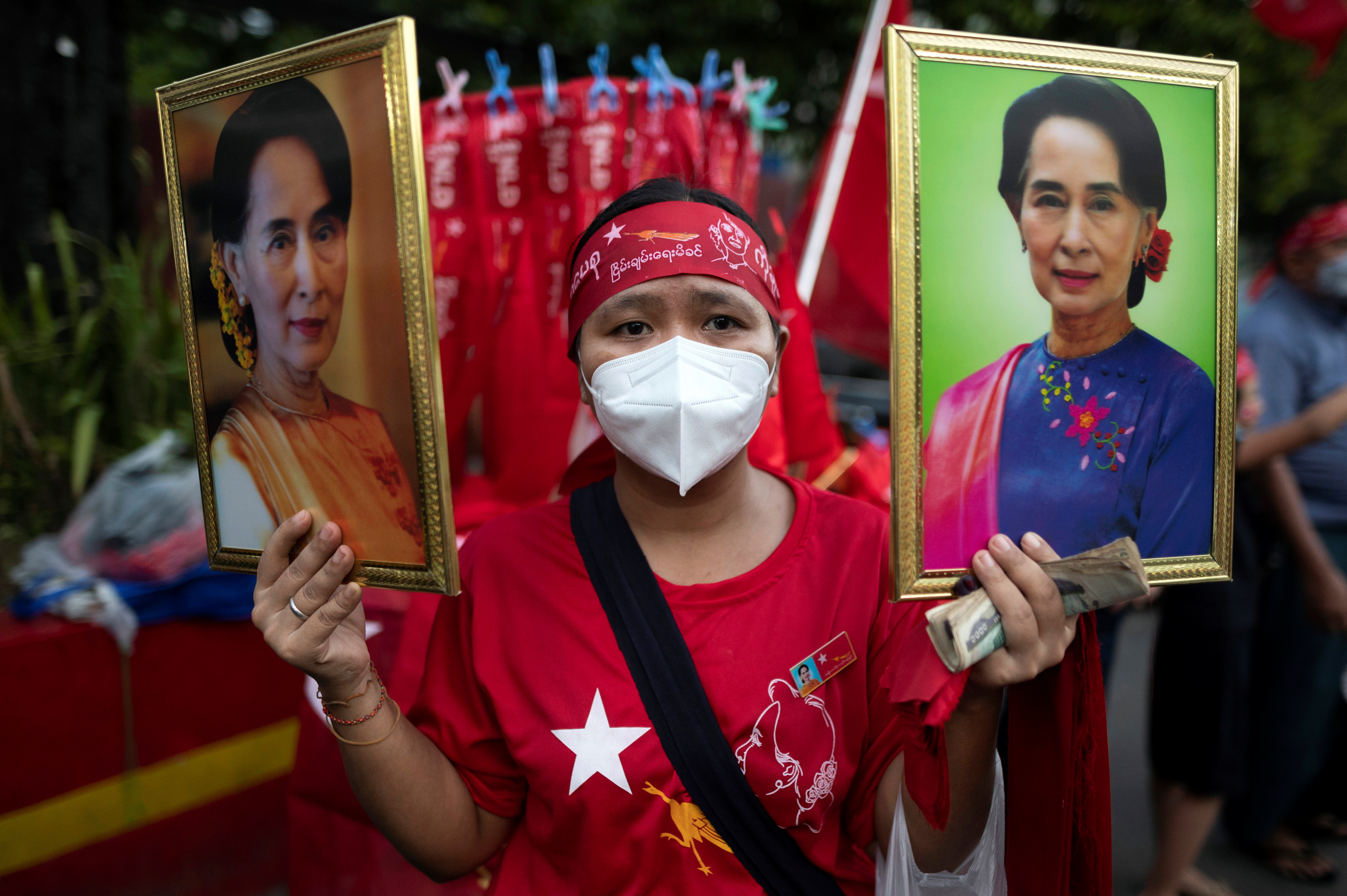 NLD supporters