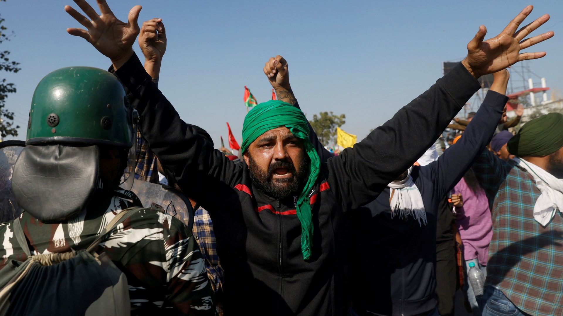 India farmers' protest