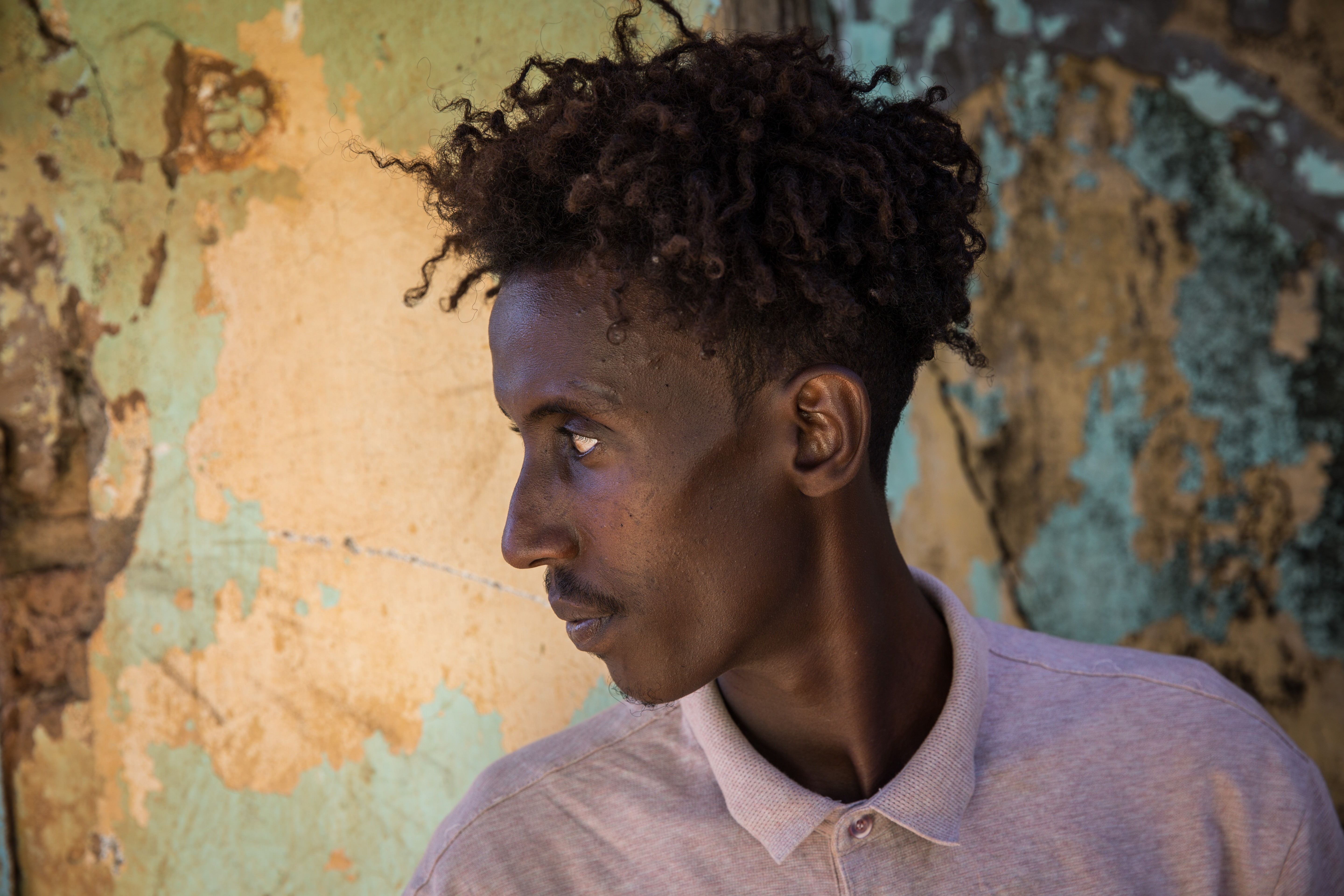 "I am just a student. When the violence broke out, I ran for my life, and left my mother and sister behind. I am too scared to go back to Tigray," said Younas, an Ethiopian refugee sheltering in Sudan. [Ingebjorg Karstad/NRC]