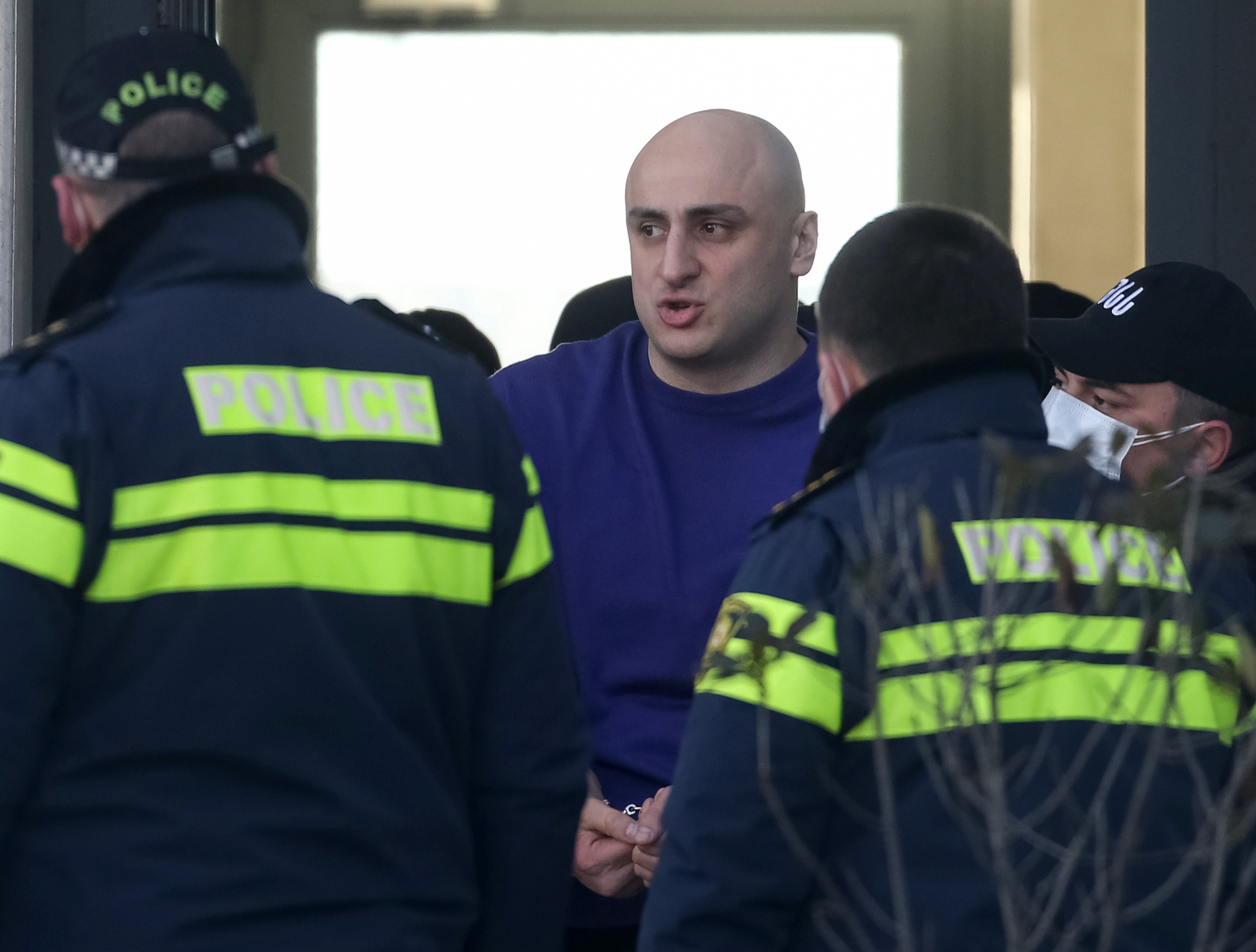 Georgian law enforcement officers arrest opposition leader Nika Melia