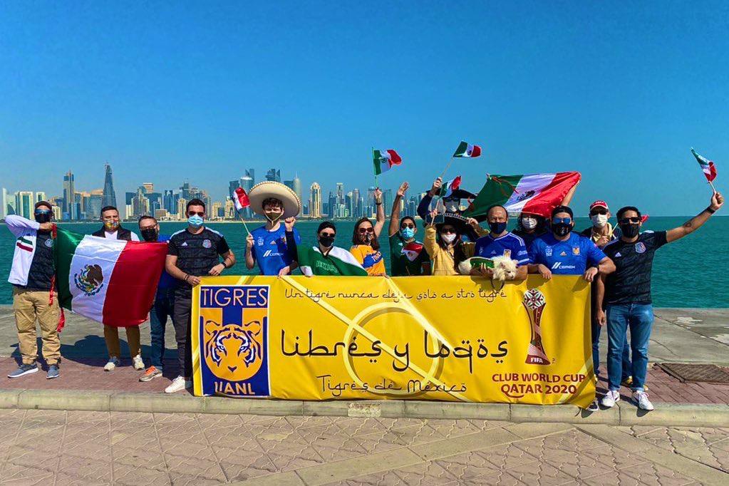 Mexican fans cheer for their team in Doha ahead of the Club World Cup [CWC Organising Committee]