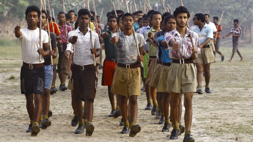 RSS volunteers, India