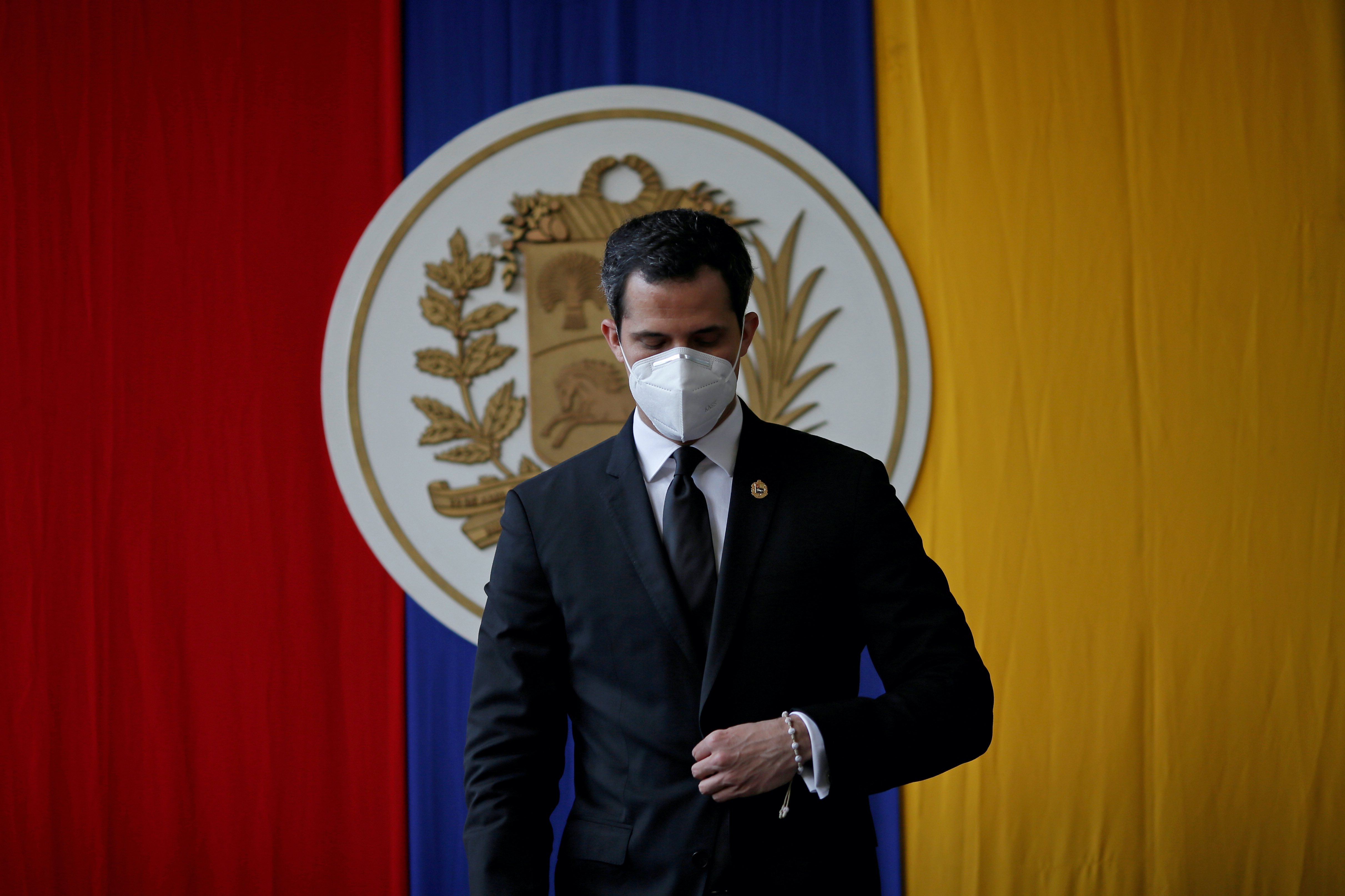 The United States in 2019 recognised Juan Guaido as Venezuela's legitimate president and created a sanctions package against the Maduro government that included the seizure of nearly $350m held in US accounts [File: Manaure Quintero/Reuters]