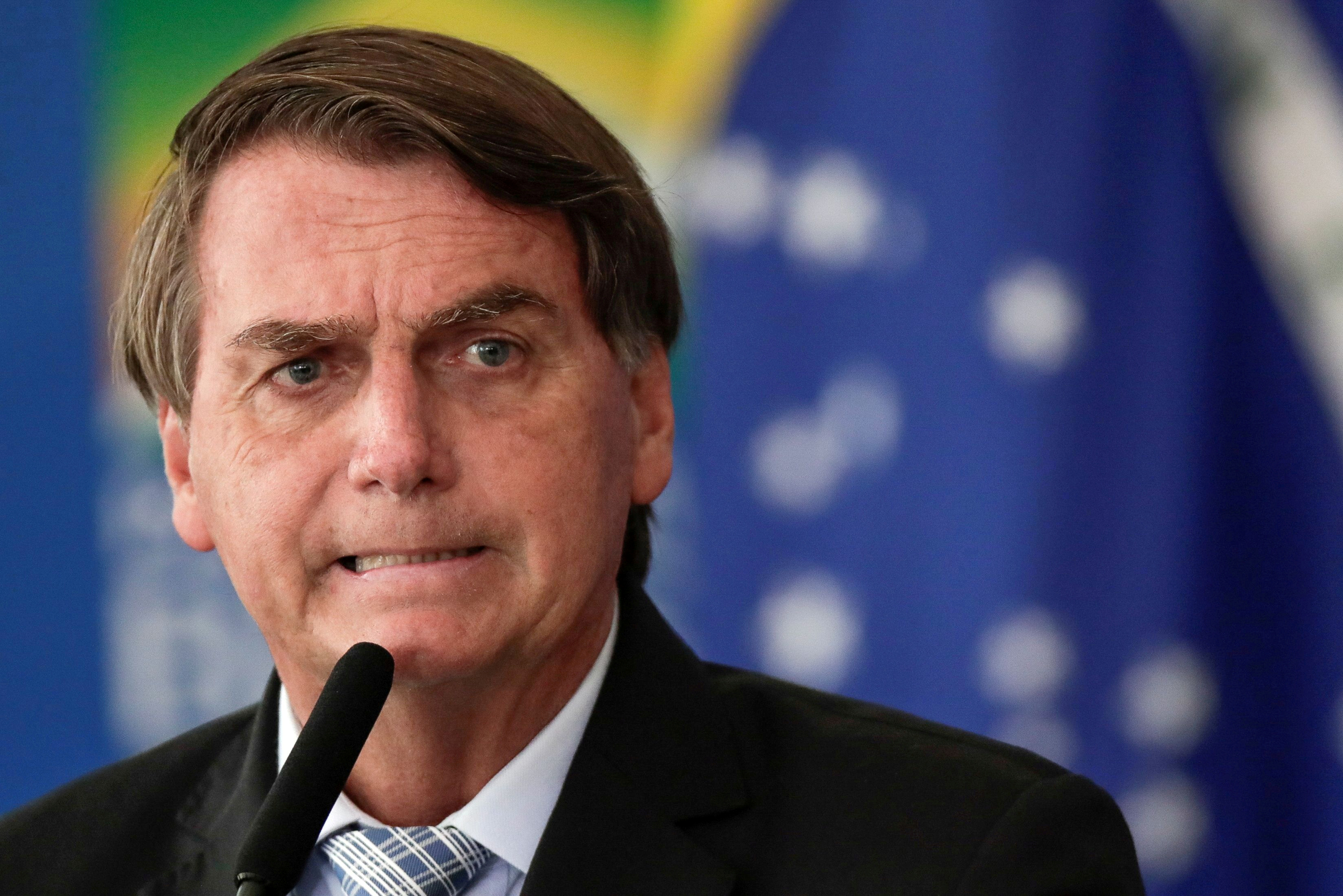 Brazilian President Jair Bolsonaro's anti-China rhetoric may result in a surge in anti-Asian racism in Brazil, writes Leao [Ueslei Marcelino/File Photo/Reuters]
