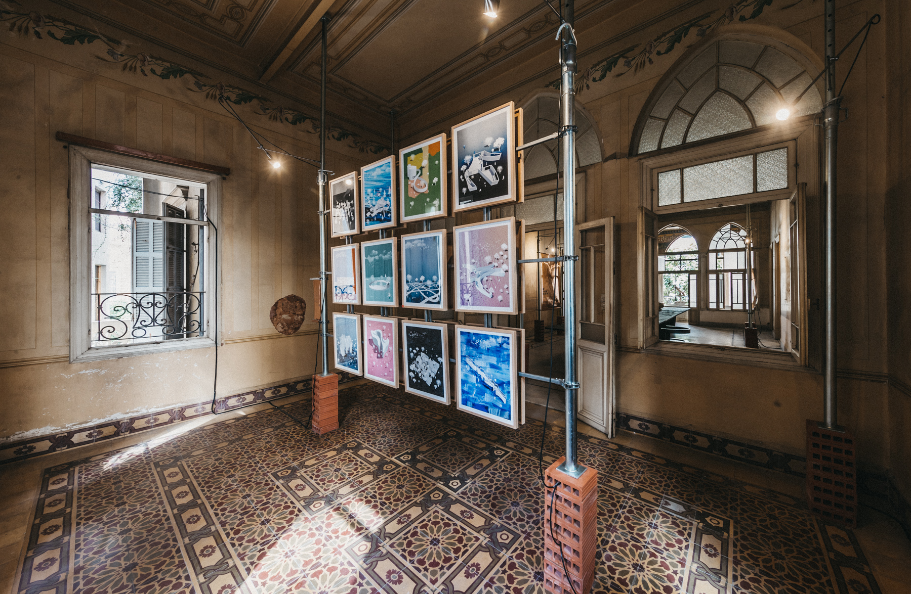 The exhibition’s title comes from the photo caption of Gaia Fodoulian’s last social media post [Maghie Ghali/Al Jazeera]