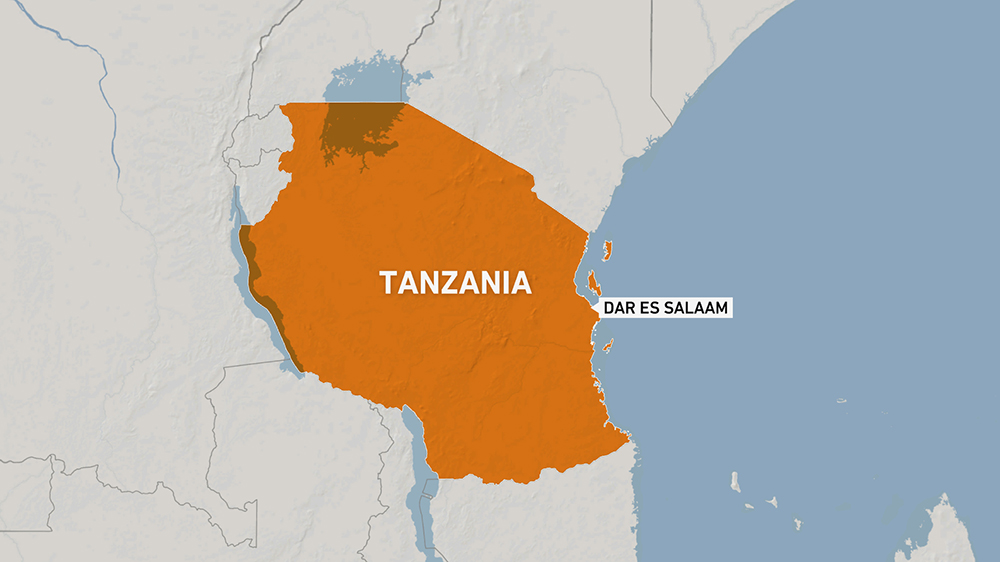 Tanzania map