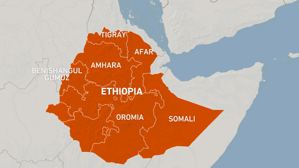 Ethiopia map